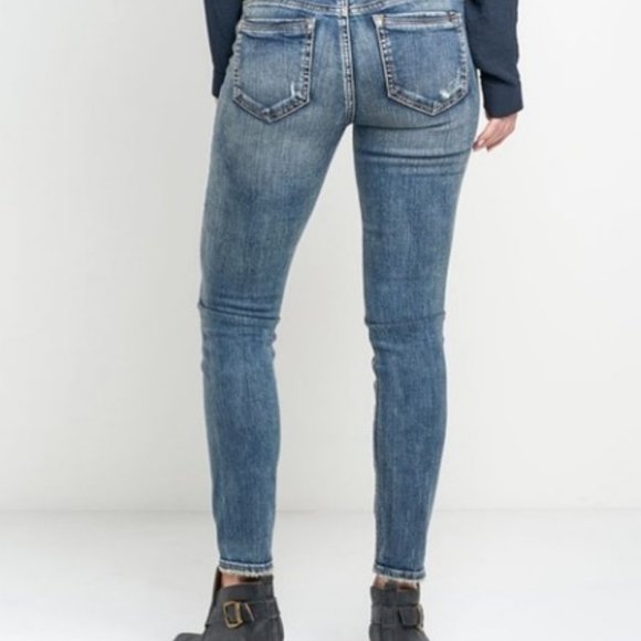 Silver Jeans Co. Jeans AIKO Ankle Skinny Size W30/L27 EUC - Picture 1 of 15